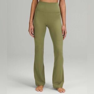 LULULEMON Groove Super High-Rise Flared Pant Nulu | Bronze Green
